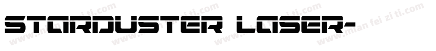 Starduster Laser字体转换